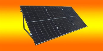 Aufständerung 1 Reihig für große Module von 250Watt bis 450Watt