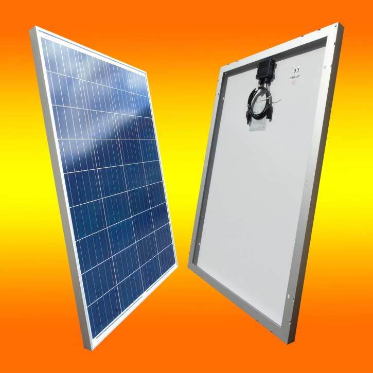 1 Stück Solarmodul 100Watt Polikristallin  12V Solarpanel 19%
