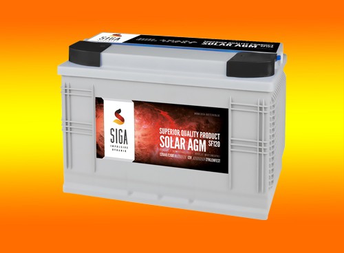 120 Ah AGM 12 Volt Solarbatterie Solarakku für Photovoltaik