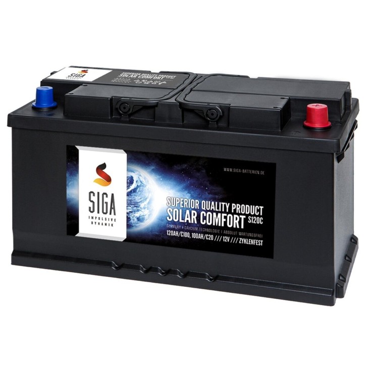 120 Ah Calcium 12 Volt Solarbatterie Solarakku für Photovoltaik (0% MwSt.*)