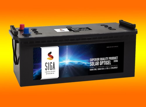 150 Ah Blei Gel 12 Volt Solarbatterie Solarakku für Photovoltaik