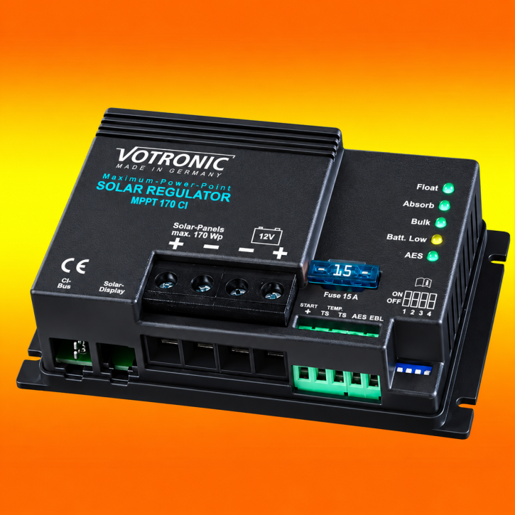 Votronic MPPT Solar Laderegler 12V MPP 170 CI 10A (0% MwSt.*) Votronic MPPT Solar Laderegler 12V MPP 170 CI 10A (0% MwSt.*)
