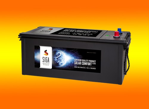 220Ah 12Volt Calcium Solar Batterie Akku Wohnmobil Boot Versorgungsbatterie