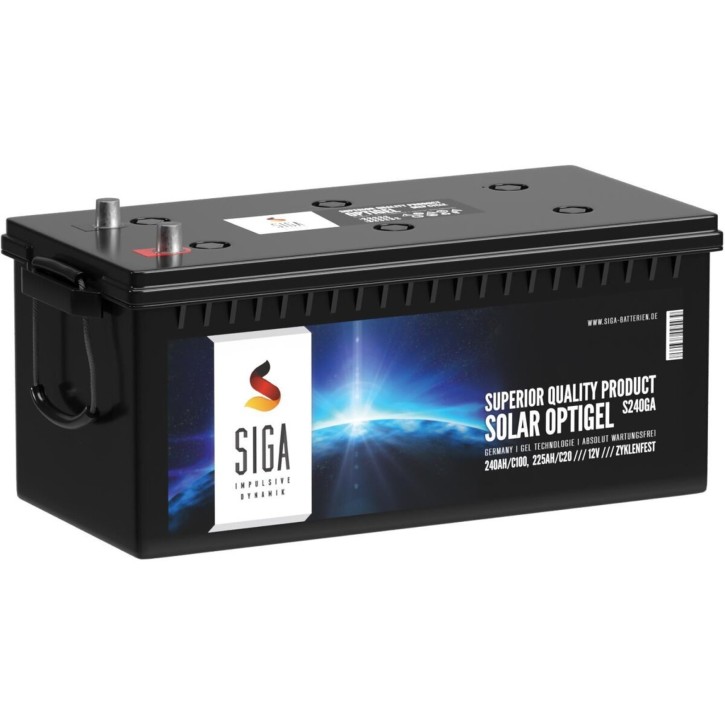 240Ah OPTIGEL Batterie 12V SIGA Solar