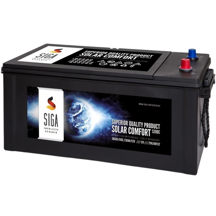 280 Ah Calcium 12 Volt Solarbatterie Solarakku für Photovoltaik (0% MwSt.*)
