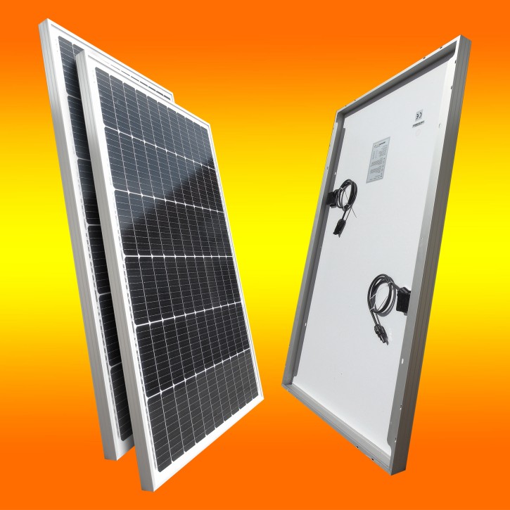 2 Stück 130Watt Solarmodule Monokristallin 12V 130W Solarpanel 19%