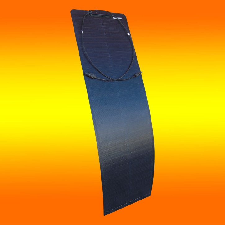 1 Stück flexibles Solarmodul mit 80Watt 12V mono ETFE Beschichtung 19% MWST.