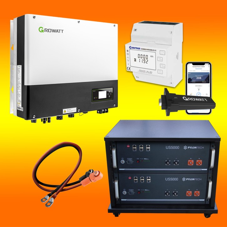 9,6 kWh Lithium Batterienachrüstsatz (0% MwSt.*) für neue und bestehende Photovoltaikanlagen