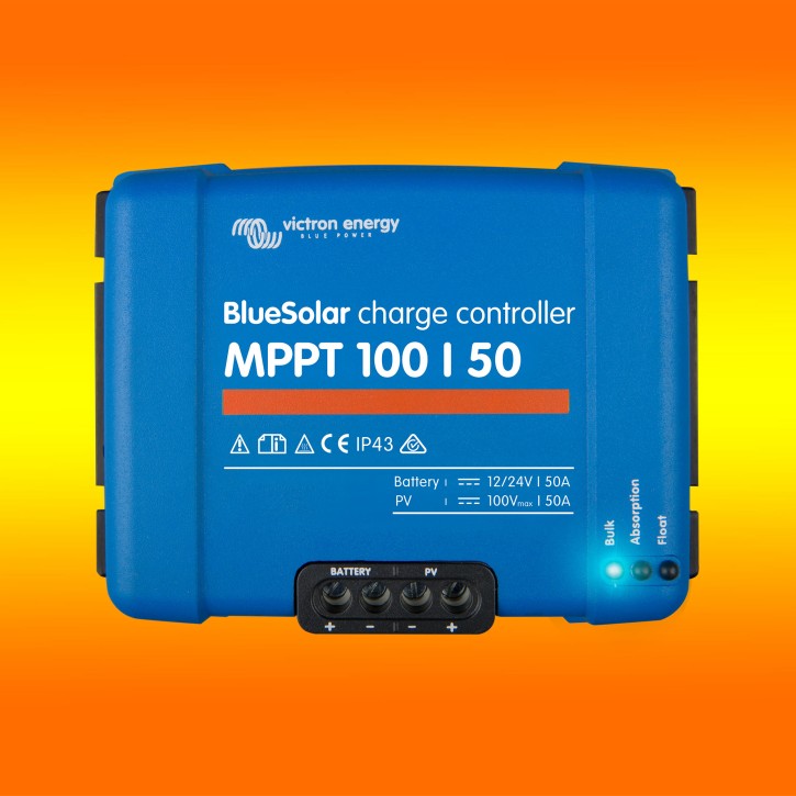Victron BlueSolar MPPT 100/50 Laderegler 12V 24V 0% MWST.