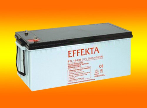 Effekta BTL 12-200 12Volt 200Amper AGM Blei Akku für Solar Notstrom Caravan