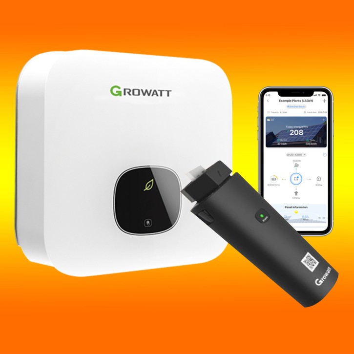 Growatt MIN 4600TL-XH (0% MwSt.*) Wechselrichter WiFi