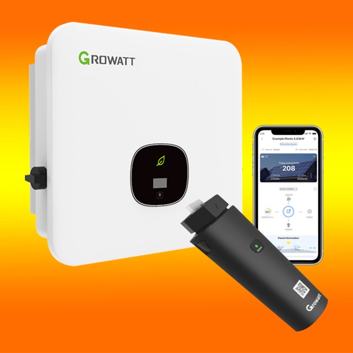 Growatt MOD 4KTL3-XH (BP) (0% MwSt.*) 4kW Hybridwechselrichter 3-phasig