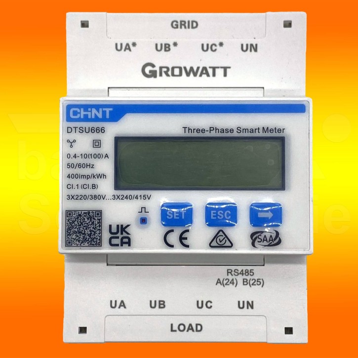 Growatt DTSU666 3 Phasen Sensor Energiemanager (0% MwSt.*)