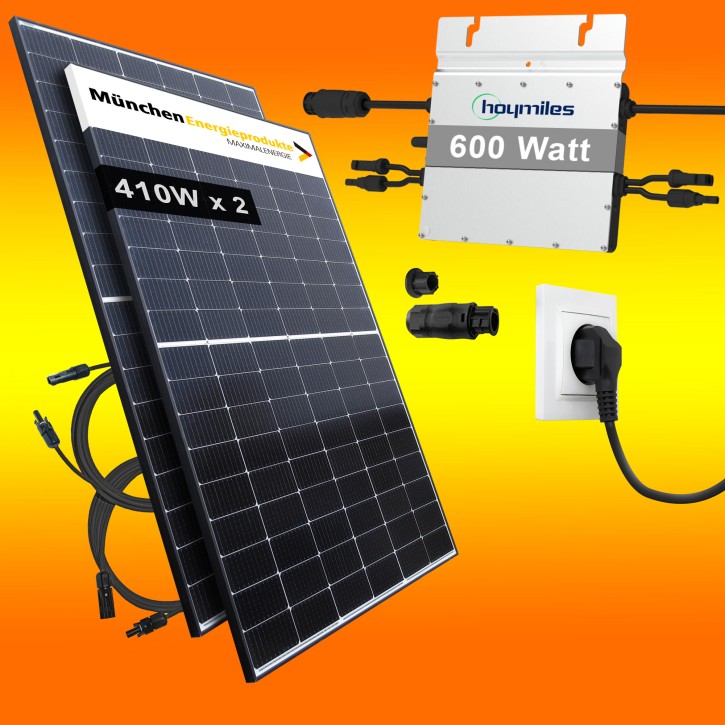 820Watt Hoymiles Balkonkraftwerk (0% MwSt.*) Plug & Play