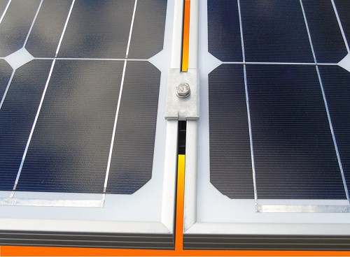 10 Stück Mittelklemme 35mm Standard inkl Verschraubung für Solar PV Module 
