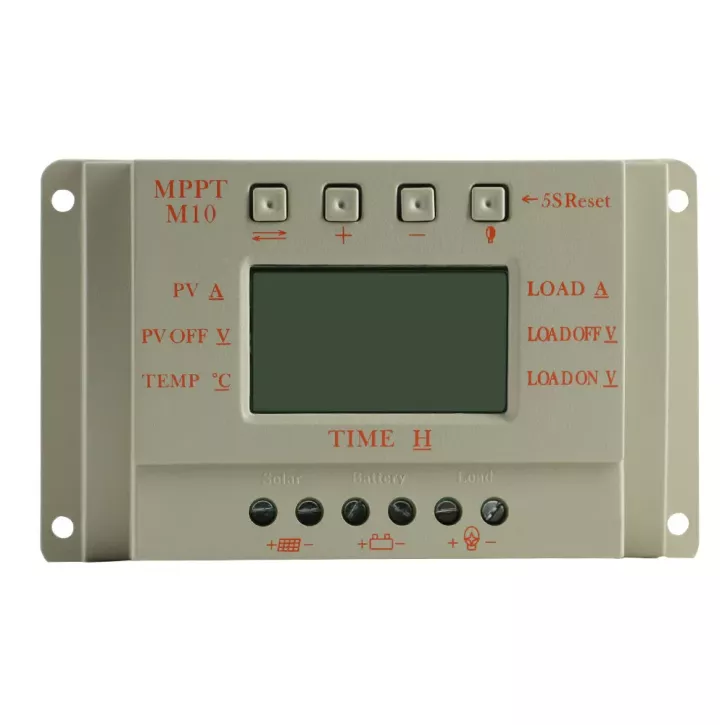 10A MPPT LCD Solar Laderegler (0% MwSt.*) Photovoltaik 12V / 24V