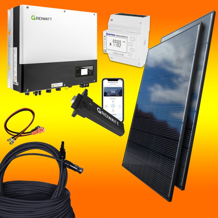 4500Watt Solaranlage (0% MwSt.*) mit Lithium Speicher Hybrid PV Anlage 4500Watt Solaranlage (0% MwSt.*) mit Lithium Speicher Hybrid PV Anlage