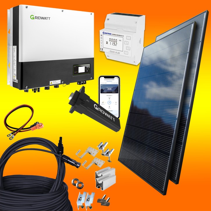 4800Watt Solaranlage (0% MwSt.*) für Pfannendach / ohne Lithium Speicher