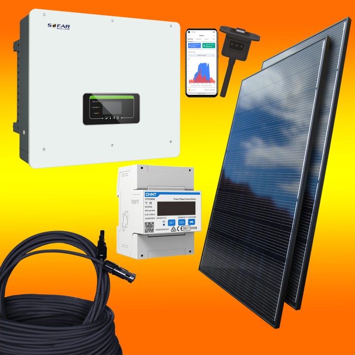 9000Watt Photovoltaikanlage mit Lithium Batteriespeicher