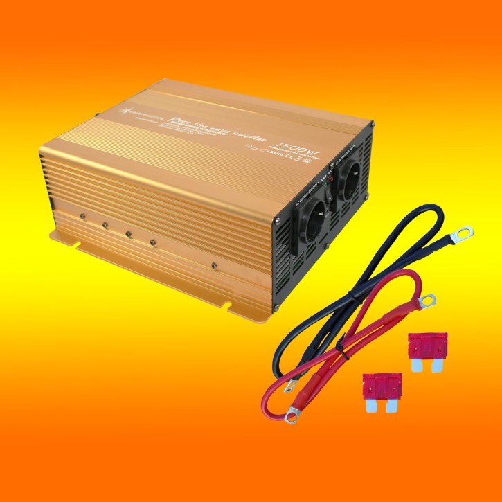 Spannungswandler Inverter Solartronics (0% MwSt.*) 24V reiner Sinus 1500W / 3000Watt