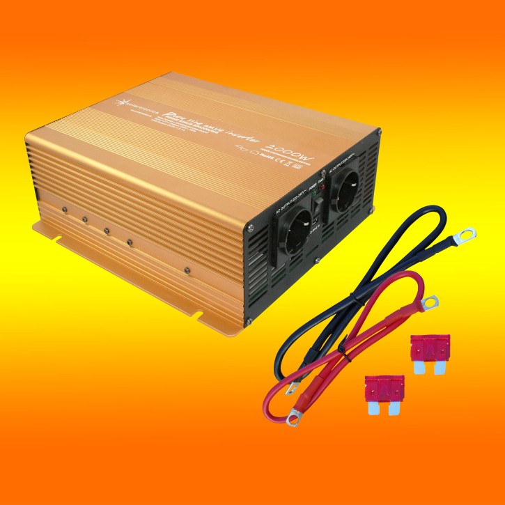 Spannungswandler Inverter Solartronics (0% MwSt.*) 12V reiner Sinus 2000W / 4000Watt