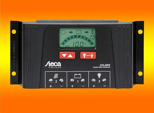 Solarladeregler Steca Solarix 4040 12/24V mit LCD Display und USB Buchse
