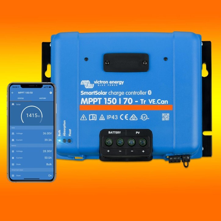 B- Ware Victron SmartSolar MPPT 150/70 VE.Can Tr Laderegler inkl. Bluetooth