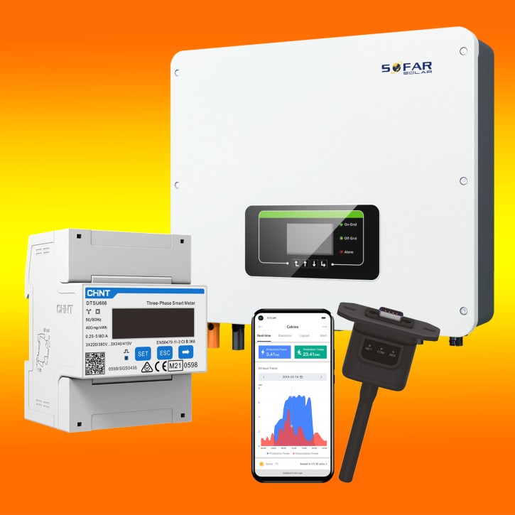 Sofar HYD4600 (0% MwSt.*) Netz-Batteriewechselrichter / Hybridwechselrichter für PV Anlagen