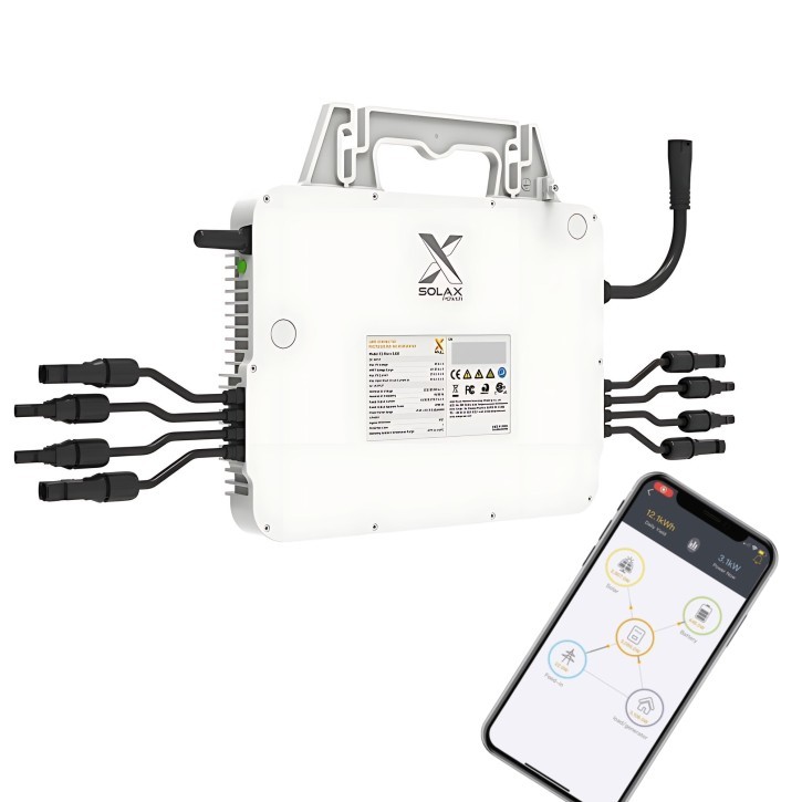 B- Ware (0% MwSt.*)  Solax Mikrowechselrichter 2000 Watt  X1-Micro 2000 mit 4 MPPT inkl. WiFi