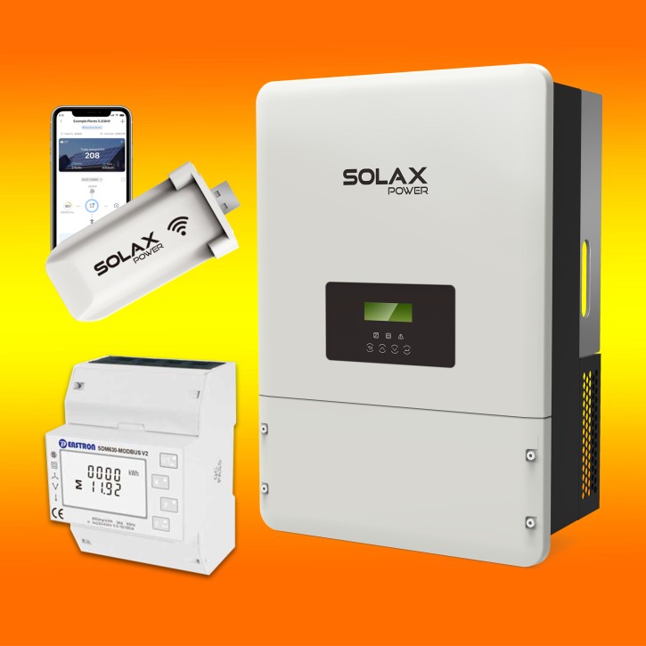 Solax X3-8.0-D-E  (0% MwSt.*) HV Hybrid 3-phasig 8.0KW