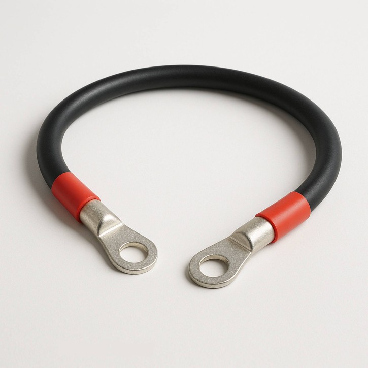 1m Batteriekabel 70mm² Solarkabel Rot Ringkabelschuh M8/M8