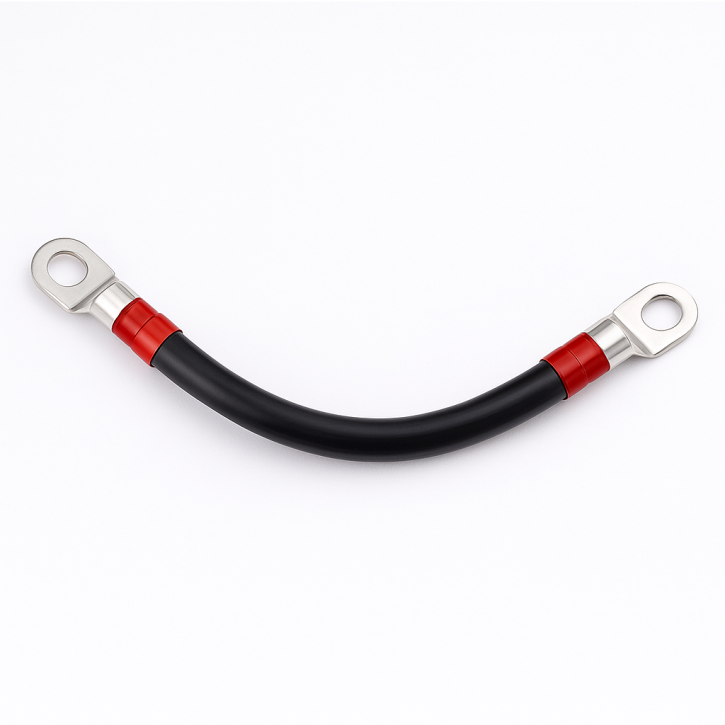 1m Batteriekabel 50mm² Solarkabel Rot Ringkabelschuh M8/M8