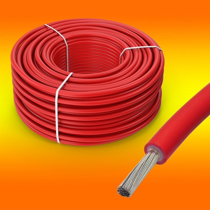 40m Solarkabel rot 4mm² Meterware