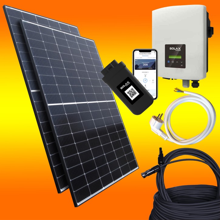 1800 Watt Solaranlage (0% MwSt.*) Solax mit Überwachung per App