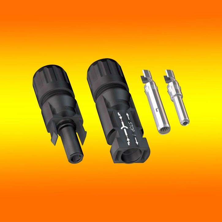 20 Paar MC4 Solarstecker 4 - 6 mm² Original Multi Contact