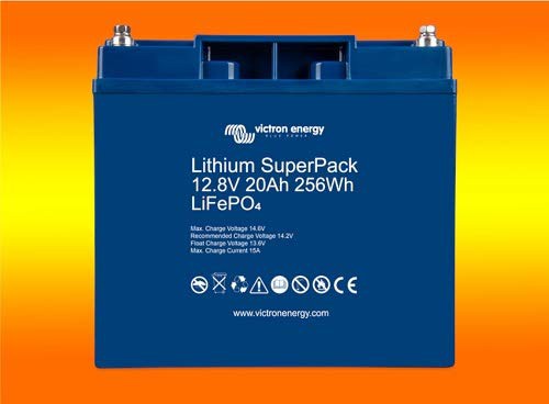 Lithium Batterie 12,8V 20Ah Victron LiFePo4 SuperPack mit BMS (0% MwSt.*)