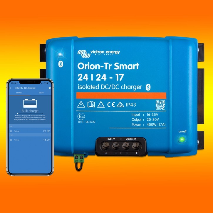 B- Ware (0% MwSt.*) Smart DC-DC Ladewandler Victron Orion-Tr 24V/24V-17A Isoliert
