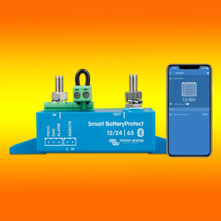 B- Ware (0% MwSt.*) Victron Smart Battery Protect 12/24V 65A Batterie Tiefenentladeschutz