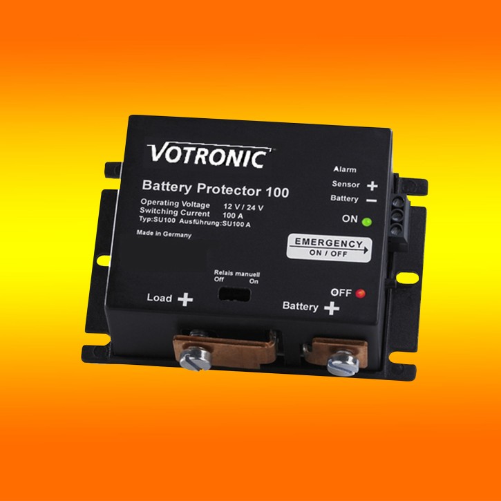 Votronic Battery Protector 100 - 12V und 24V Batteriewächter / Akku Überwachung