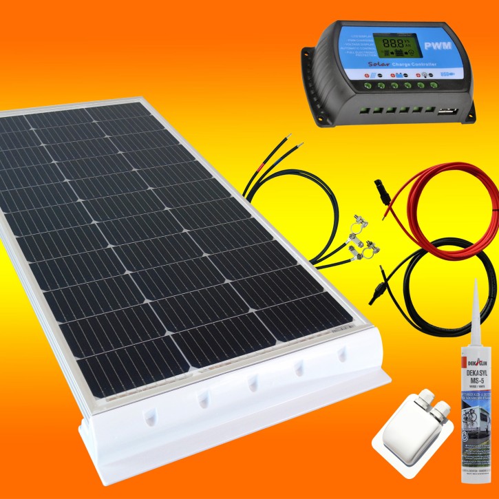 100 Watt Wohnmobil Solaranlage 12 Volt Set