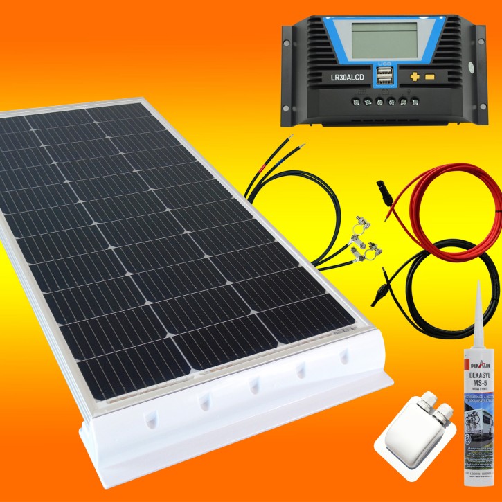 100 Watt Wohnmobil Solaranlage 12 Volt Set erweiterbar