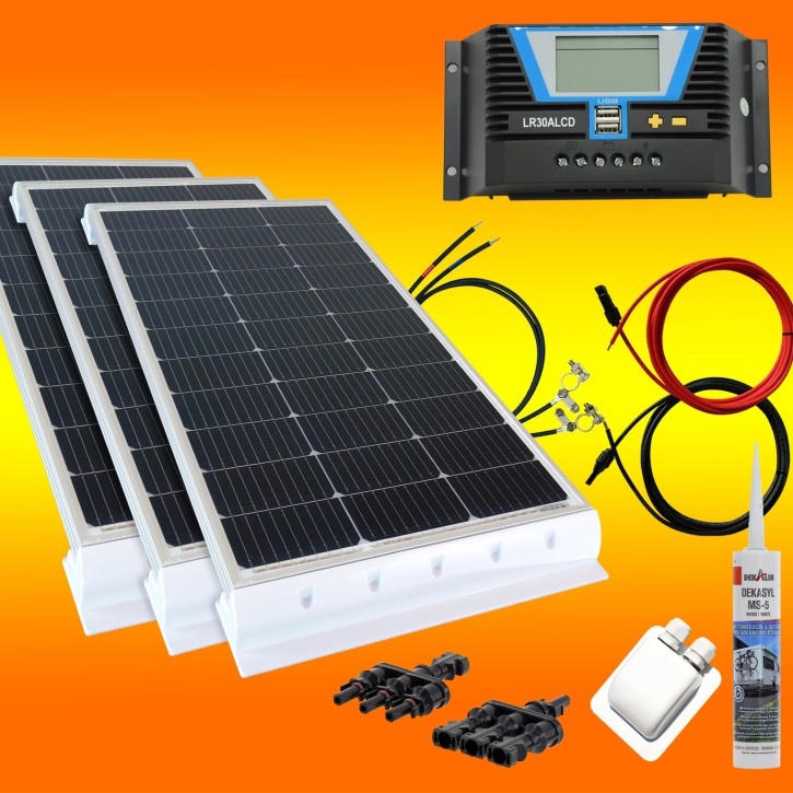 300 Watt Wohnmobil Solaranlage 12 Volt Set