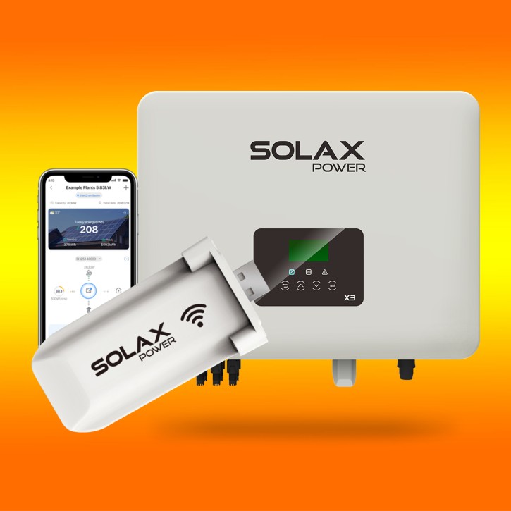 SolaX X3-MIC 10.0 (0% MwSt.*) Wechselrichter 3 Phasig 10000Watt mit Wi-Fi