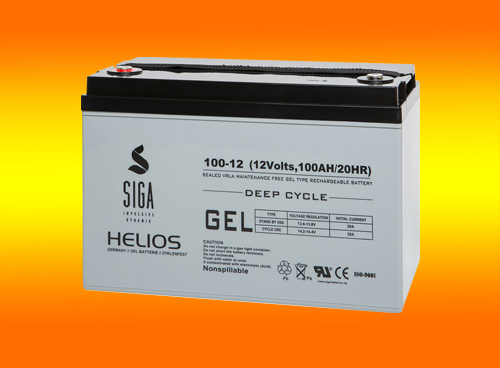 Blei Gel Batterie 12V 100Ah Helios Solar Batterie-BASI100HEL