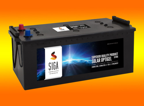 240 Ah Blei Gel 12 Volt Solarbatterie Solarakku für Photovoltaik