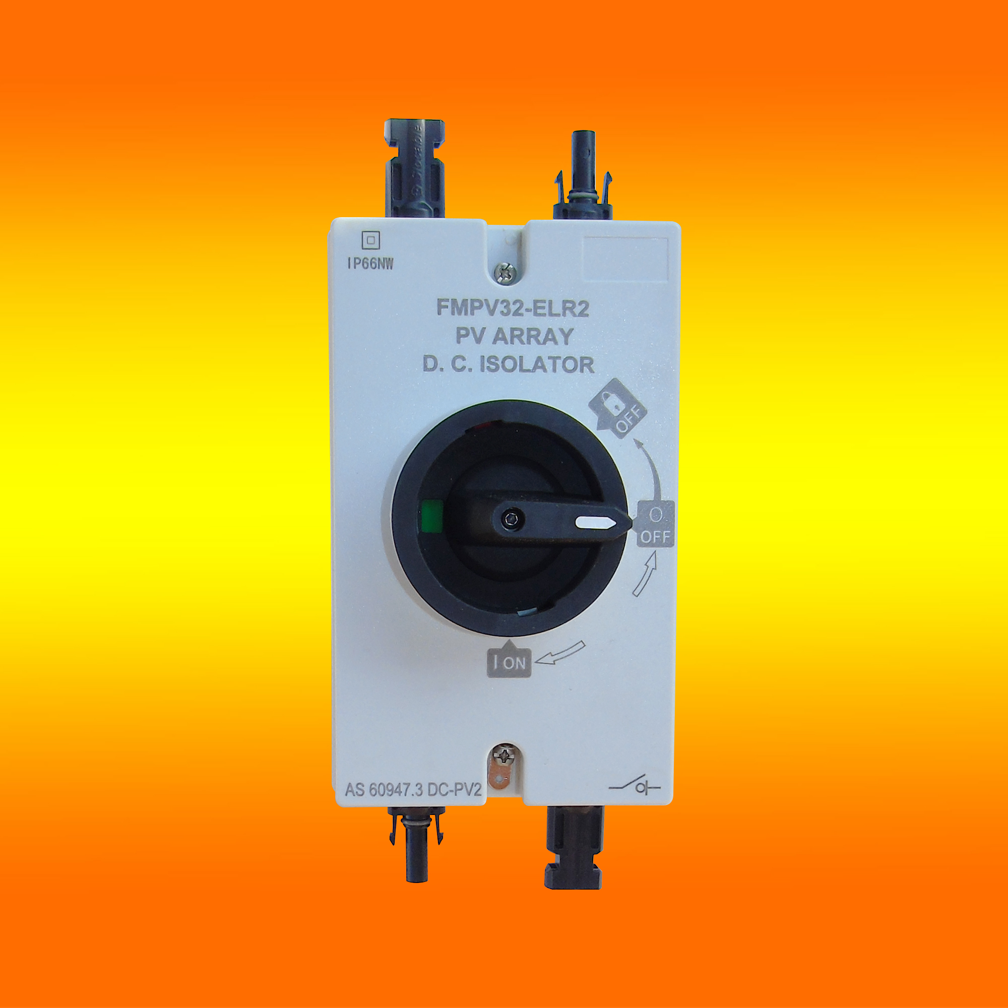 DC Trennschalter mit Solarstecker / Ein Aus Schalter für Wechselrichter-DCTR
