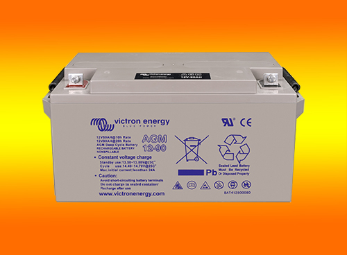 Gel Batterie 12V 90Ah Victron Deep Cycle-VIBGEL12V090