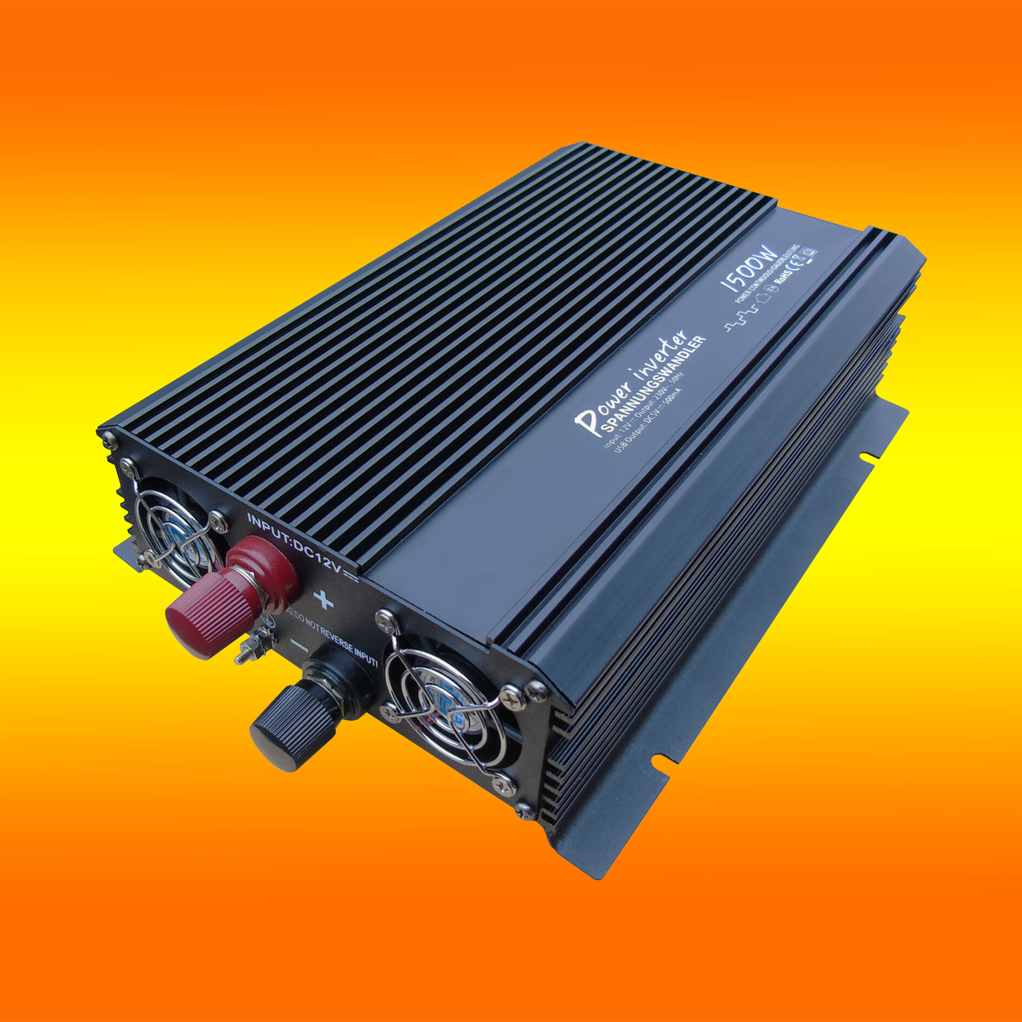 Solartronics Spannungswandler 12V modifizierter Sinus 1500W /  3000Watt-SPMS12V1500W