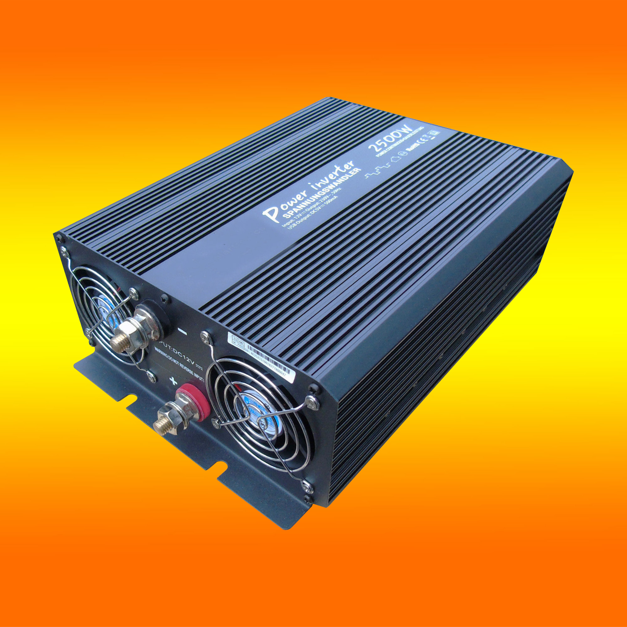 Solartronics Spannungswandler 24V modifizierter Sinus 2500W /  5000Watt-SPMS24V2500W