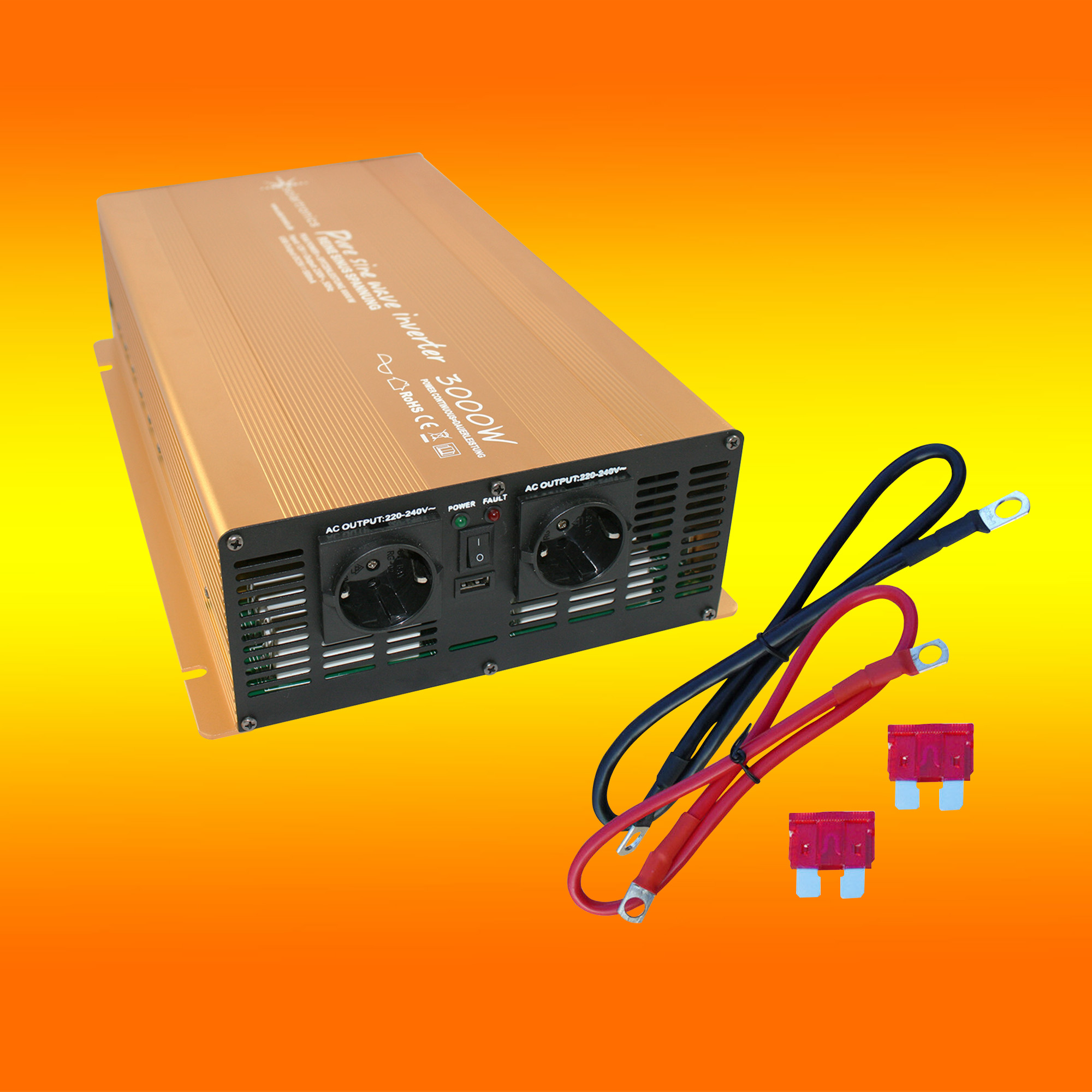 Inverter 12v 220v 3000W Modifizierte Sinus Welle Inverter 6000W DC